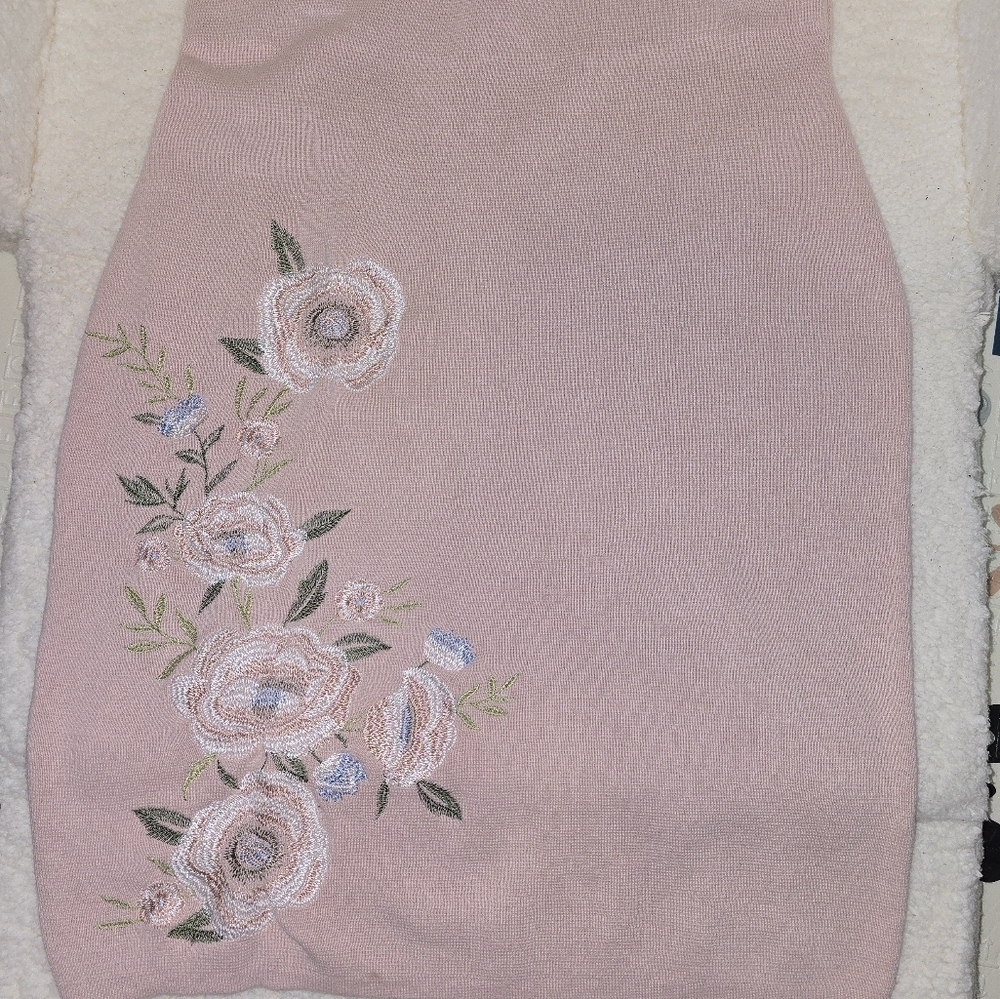 Calvin Klein Pink Floral Pencil Skirt - Picture 4 of 8